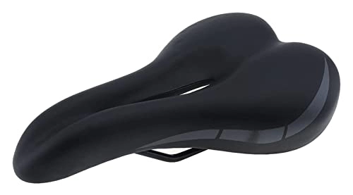 Sièges VTT : KUAIKUAI Selle de vélo Extra Doux VTT Route à vélo Selle Gel Cuir en Cuir rembourré Seat Selle Compatible avec Les pièces de vélo