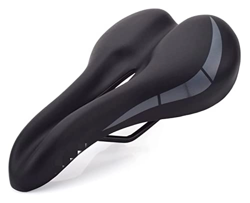 Sièges VTT : KUAIKUAI Selle de vélo Selle de vélo de Montagne Confortable Respirant VTT Courcotage de vélo de Route Accureur Absorbant des Chocs Accessoires DE CYCLAGE