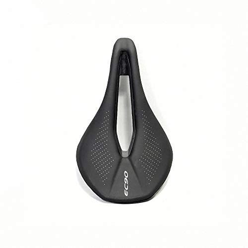 Sièges VTT : L-CAM EC90 Vélo VTT Selle Seat Route Selles VTT Racing Selle PU Doux et Respirant Seat Pad Coussin de siège pour vélo de Route Cruiser Touring VTT, Noir