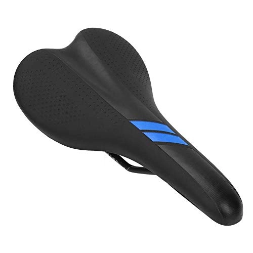 Sièges VTT : LAOOWANG Coussin de Selle de vélo Confortable et résistant à l'usure en Cuir imperméable pour VTT 3 Couleurs, 3010914AL39HG2CKWJ, Bleu