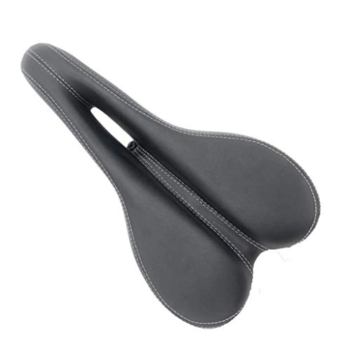 Sièges VTT : LDDLDG Selle Vélo Selle vélo, Selle Confortable rembourré avec Coussin Souple - Remplacement vélo Coussin de siège for VTT et vélos sur la Ville (Color : Black)