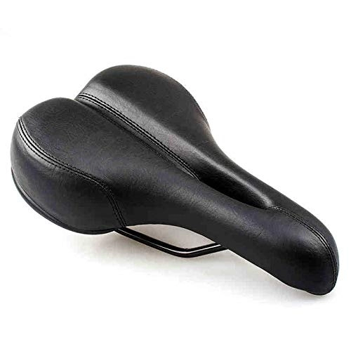 Sièges VTT : LEELLY Selle de vélo de montagneSelle de vélo Selle de vélo de Ville Coussin Ultra Doux Plus épais VTT Vélo Vélo Siège Confortable Selle Creuse Respirant Doux Résistant aux Chocs