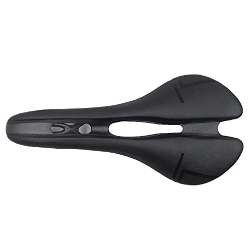 Sièges VTT : Leonnn Selle De Selle De Vélo, Selle De Vélo Large Selle De Vélo sans Nez Selle De VTT Confortable Selle De Vélo Entièrement en Fibre De Carbone