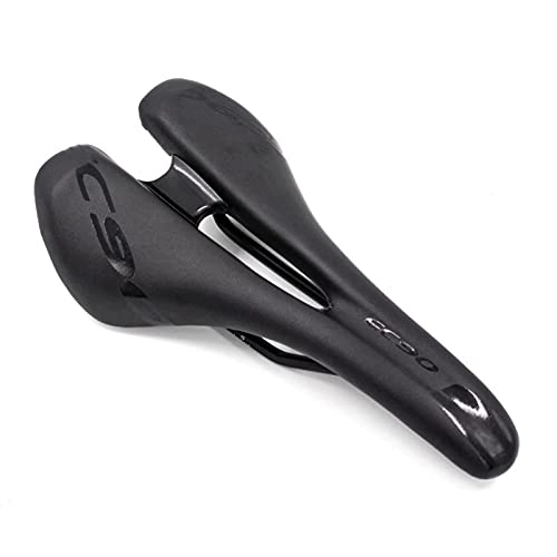 Sièges VTT : LHSJYG Selle VTT, Selle de vélo Selle de vélo de Montagne Coussin Coussin de vélo VTT Bike Steel Rail Creux Selle de vélo de Route (Color : Black)