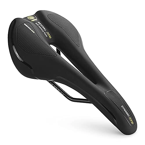 Sièges VTT : LHSJYG Selle VTT, Selle de vélo Selle à vélo de Route Ultralight Racing Road Selle de vélo pour Hommes Doux Confortable VTT Cyclisme Cyclisme Pièces de Rechange (Color : Black)