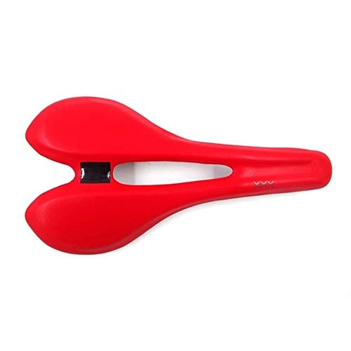 Sièges VTT : LIANYG Selle De VéLo Léger Confort Carbone Selle Route Seat VTT Selle Grand Homme Cycle vélo Selle Accessoires 334 (Color : Red)