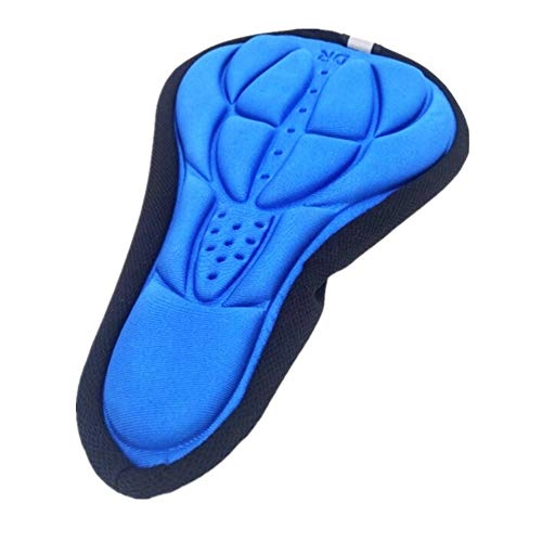 Sièges VTT : Liergou Selle VTT Couverture de Selle de vélo en Gel avec Tapis antidérapant et Housse imperméable pour siège de vélo (Couleur : Bleu)