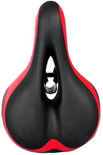 Sièges VTT : LIUJING Accessoires Vélo Noir et Rouge Selle Selle VTT Selle Selle Equitation Commodité