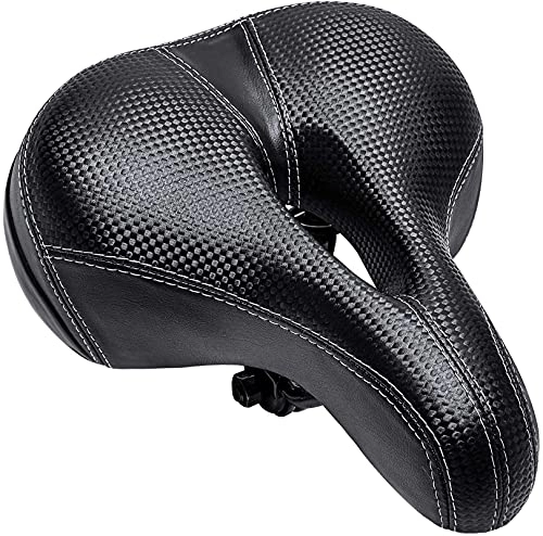 Sièges VTT : LIUJING Selle de vélo, confortable, étanche, large coussin de siège de vélo résistant aux chocs, selle de vélo pour VTT, vélo pliant, vélo de route, vélo rotatif