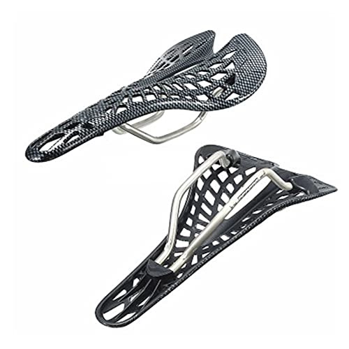 Sièges VTT : LJQYR Pièces pour vélos Selle de Bicyclette Coussin Coussin araignée Fibre de Carbone Respirant Accessoires de Cyclisme Doux de Montagne Road VTT Sièges VTT Selle Solide et résistant à l'usure