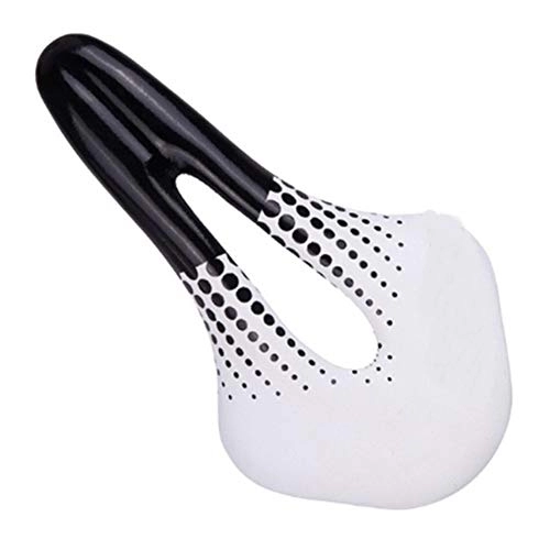 Sièges VTT : LOYAL TECHNOLOGY-PACKAGE Coussin de selles de vélo VTT Pièces VTT Tapis de Selle Support Ergonomique for Accessoires de sécurité Cyclisme, Pièces pour vélos (Color : White)