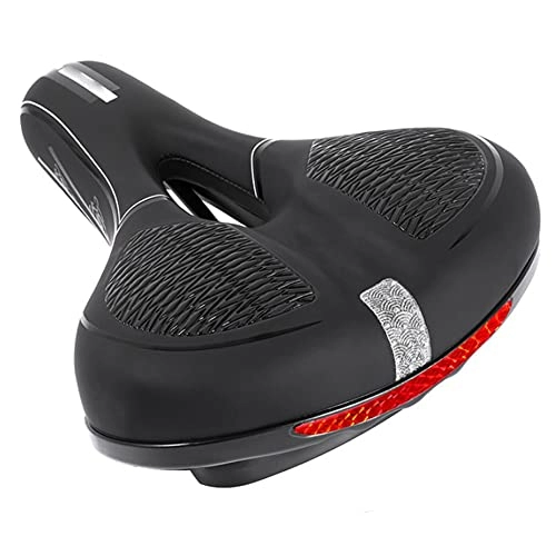 Sièges VTT : LULUMI Selle de vélo confortable et réfléchissante pour vélo de route et VTT (180 mm)