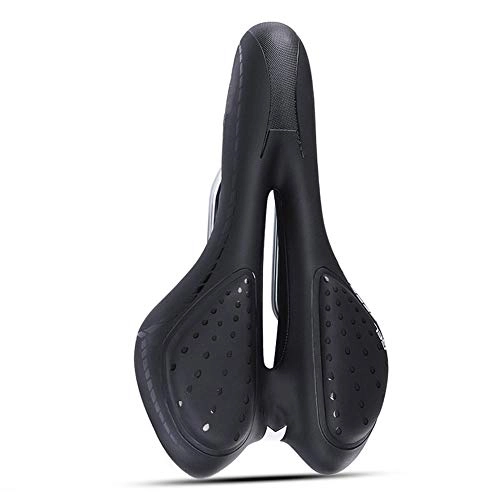 Sièges VTT : MOMIN Bike Saddle Professional Vélo de Montagne Selle de vélo Selle VTT Souple et Confortable à vélo Coussin Offroad Selle Gel MTB (Color : Black, Size : 28X17CM)