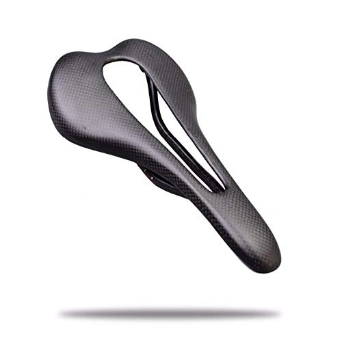 Sièges VTT : Nmyz Selle Velo 2018 Nouveau Coussin Creux Selle de Selle de vélo de Route en Carbone de Selle Partie 275 * 147mm Selle de Route en Carbone 3K Matt Fesses Selle Gel Mousse Polyurethane Protege Siege