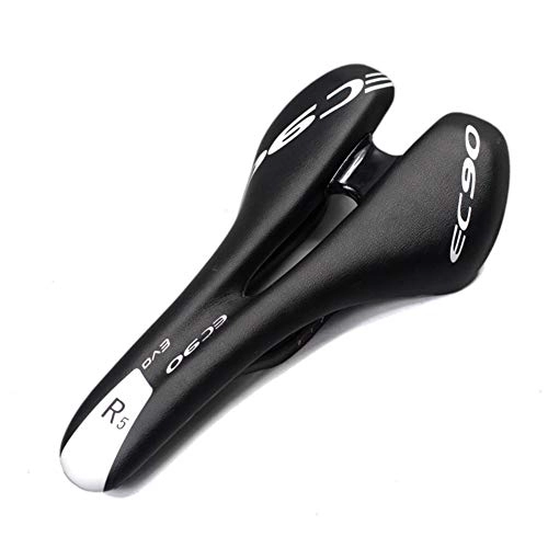 Sièges VTT : Nmyz Selle Velo 2019 Evo éponge Poids léger Tout Fibre de Carbone VTT vélo de Route Selle vélo Coussin Accessoires de Cyclisme Fesses Selle Gel Mousse Polyurethane Protege Siege (Color : Black)