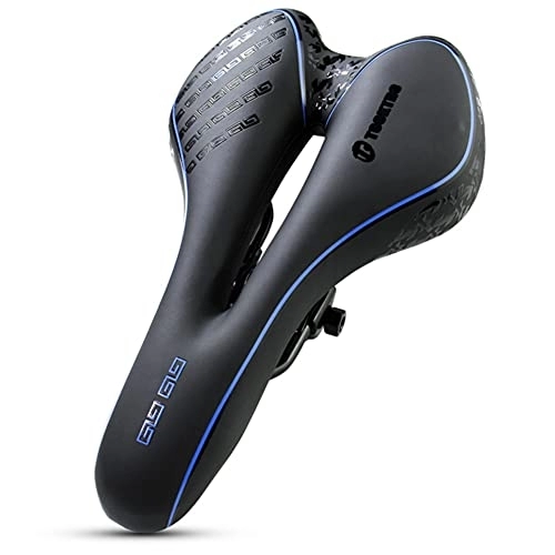 Sièges VTT : NWB Selle de Vélo Universel avec Absorbant Les Chocs, Siège de Vélo Remplie de Silicone et Mousse, Ergonomique Creux Conçu Selle VTT pour Vélos D'intérieur / Extérieur