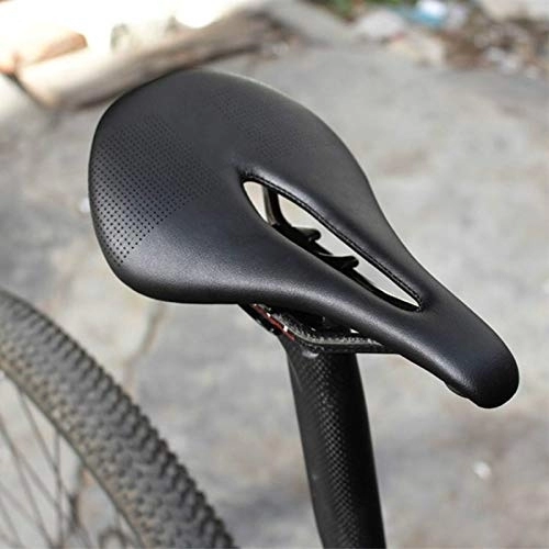 Sièges VTT : PRDECE Selle de Vélo VTT Vélo De Route Selle Confort Vélo De Montagne Noir Vélo Siège Pad Coussin 240x143mm Vélo Accessoire