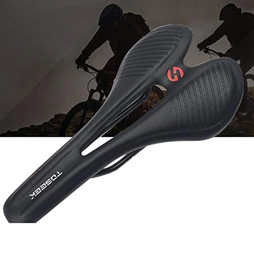 Sièges VTT : Pudincoco Coussin De Sige De Vlo Lger Et Confortable Selle De Vlo Plein Fiber De Carbone Vlo De Montagne Coussin De Sige