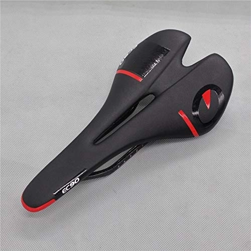 Sièges VTT : QSCTYG Selle De VéLo Vélo Selle Route Siège Hommes Vélo Coussin VTT Piste Carbone Creux Design Selle VTT Selle VTT (Color : Black, Size : One Size)