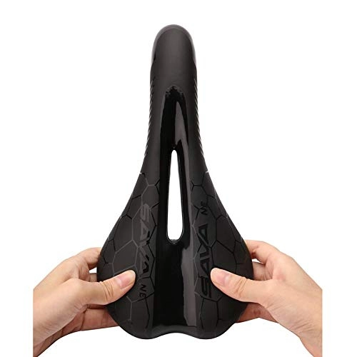 Sièges VTT : QYLOZ Sport extérieur SAVA Selle de vélo Selle vélo Souple vélo Selle VTT Souple VTT Selle Confortable for vélo Seat épais Sella VTT (Color : Noir)