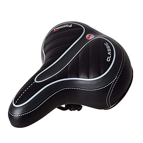 Sièges VTT : RETHPA Selle de Vélo, Selle VTT Confortable Large big Bike Gel Gel Cruiser Extra Sportif Selle Selle de Selle de vélo de vélo