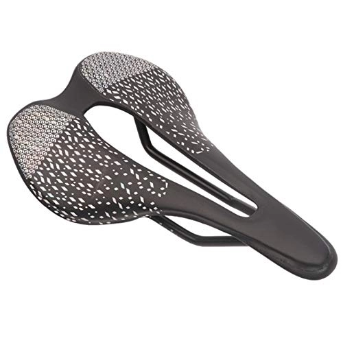 Sièges VTT : RETHPA Selle de Vélo, Selle VTT Selle de vélo de Bicyclette de Carbone réfléchissante VTT VTT Selle à vélo Vélo Cyclisme Coussin Coussin Coussin Coussin de vélo (Color : Grey)