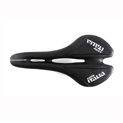 Sièges VTT : RETHPA Selle de Vélo, Selle VTT VTT Vélo Selle Ultraléger VTT Siège Ergonomique Confortable Onde Route Selle Vélo Seat (Color : Balck, Size : One Size)