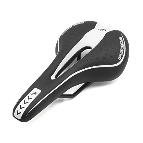 Sièges VTT : Ruilogod Coussin de coussin Soft Selle Black Black Hollow Selle pour vélo de VTT de VTT Road VTT