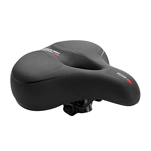 Sièges VTT : secruk Selle de vélo pour homme et femme avec bande réfléchissante, mousse à mémoire de forme, étanche, convient pour VTT, vélo pliant, vélo de route, vélo de spinning, vélo d'appartement standard