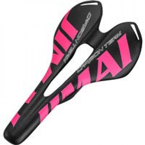 Sièges VTT : Selle Carbone ultralger Respirant vlo Selles vlo Vlo VTT Selles pour Fold Route Avant Seat Mat Pink