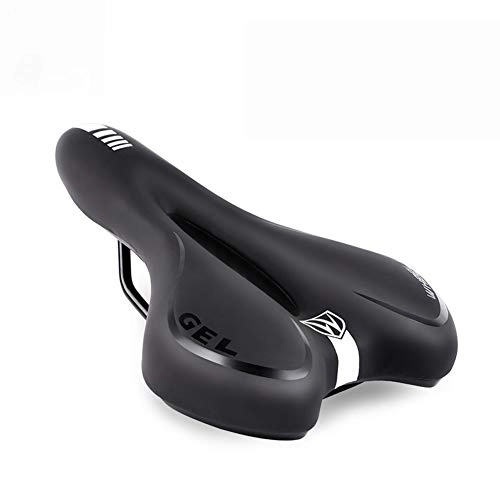 Sièges VTT : Selle de vlo pour Hommes, Tissu PVC Confortable / Rembourrage intrieur, Selle de vlo impermable et Respirante, Convient la Plupart des vlos pour Hommes / Femmes