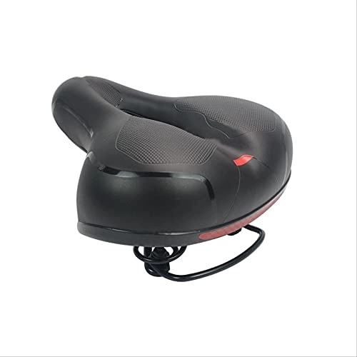 Sièges VTT : Selle de vélo confortable pour VTT - Taille unique - Noir et rouge