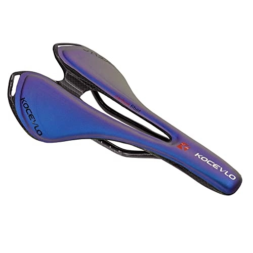 Sièges VTT : Selle de vélo, mewmewcat Carbone Vélo Siège Confort VTT Vélo De Route Selle en Fiber De Carbone Vélo Vélo Siège Coussin pour Hommes Femmes