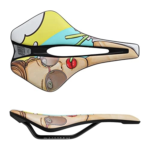 Sièges VTT : Selle de vélo pliable en gel épais confortable respirant doux coussin de selle de vélo avec design ergonomique pour VTT, BMX, vélo de ville, vélo de course, homme et femme