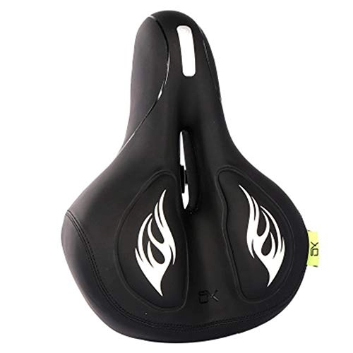 Sièges VTT : Selle de Vélo, Selle Velo Gel Imperméable et Respirante Ergonomique, Confortable Rembourrée Mousse Mémoire, pour Vélos de Route / VTT / Vélos de Ville, Argent