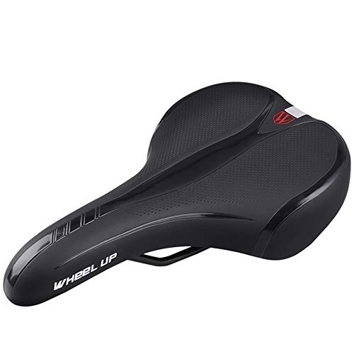 Sièges VTT : Selle de Vélo étanche pour Siège de vélo Confortable, avec Zone de soulagement Centrale et Conception Ergonomique, avec Bande réfléchissante, pour Les vélos de Montagne, Les vélos de Route