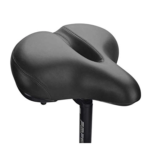 Sièges VTT : Selle de véloSiège de vélo, siège arrière de vélo VTT coussin souple en cuir PU siège de porte-bagages arrière coussin de selle de vélo souple large coussin souple pour vtt vélo de route électrique