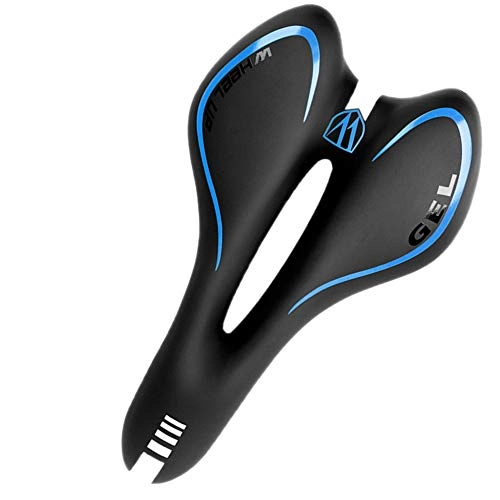 Sièges VTT : Selle Velo Confort Femme Selle VTT Homme Accessoires vélo Gel Housse De Siège pour Vélo Siège de vélo Coussin Cyclisme Accessoires Blue, Free Size