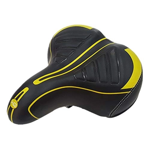 Sièges VTT : Selle Velo Confort Femme Selle VTT Homme Selle de Bicyclette Accessoires de Vélo De Montagne Accessoires de vélo pour Hommes Accessoires vélo Yellow, Free Size