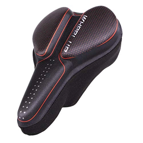 Sièges VTT : Selle Velo Confort Femme Selle VTT Homme Vélo Housse de Siège Rembourré Siège de Vélo de Montagne Vélo Siège VTT Siège Se Vélo Siège Red, Free Size