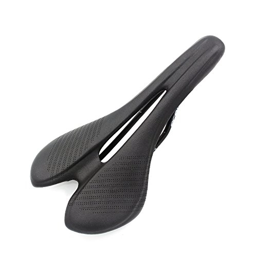 Sièges VTT : Selle Velo, Selle VTT Homme Selle de vélo Selle Siège de vélo Coussin Coussin Vélo Vélo Vélo en Acier Design Creux MTB Selle à vélo