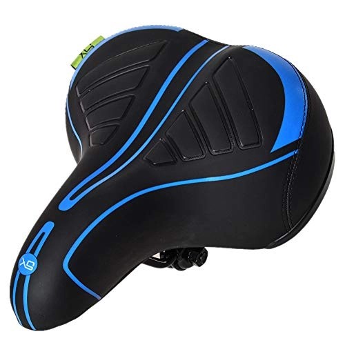 Sièges VTT : Selle VTT Selle VTT Homme Vélo Siège Selle de Bicyclette Siège de vélo Coussin Siège de Vélo de Montagne Vélo Housse de Siège Rembourré Blue, Free Size