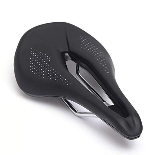 Sièges VTT : Selle à vélos Large Power Power Racing Selle légère VTT Vélo de Selle Vélo Route Vélo Siège Cyclisme Pièces de Rechange (Color : Black)