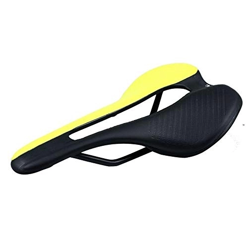 Sièges VTT : Selles siège vélo Nouvelle Selle De Vélo De Route en Cuir VTT Vélo Siège De Vélo Nylon Fiber Vélo Coussin Ultra-léger Selle De Vélo De Course (Couleur : 4)