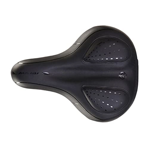 Sièges VTT : Sharplace Coussin de siège de vélo Confort pour l'équitation Selle de vélo de Route de Montagne BMX VTT vélos Longs Coussins d'équitation en Plein air - Noir uni