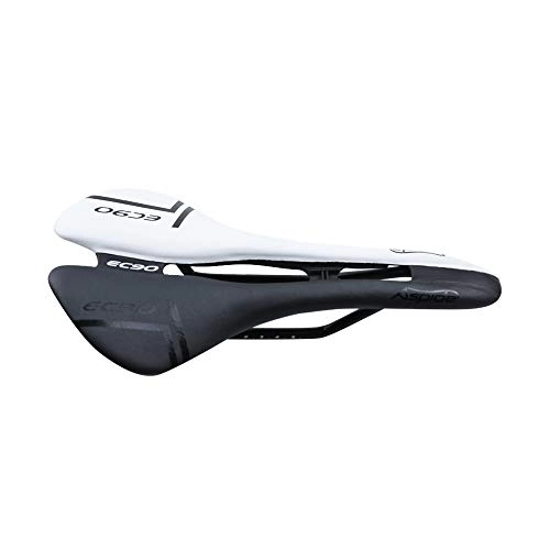 Sièges VTT : Sparrow Angel Selle VTT Bicyclette Bike Saddle Road Vélo Saddle Montagne Confortable Sac à Cyclisme léger léger MTB Bike Selle (Color : Black and White)