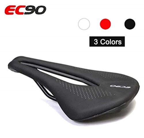 Sièges VTT : STRIDCJX Selle Respirante de sige de vlo de Montagne (pices de Rechange Douces de vlo de Coussin de sige d'unit Centrale), Black