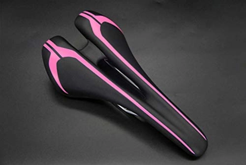 Sièges VTT : STRIDCJX Sige de Selle de Bicyclette ultralger, vlo Respirant chevauchant Une Selle Creuse de Selle de VTT Pliant des pices de vlo de Coussin de sige Souple, Pink