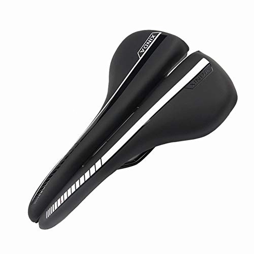 Sièges VTT : SZMYLED - Selle de vélo, selle de vélo de montagne, selle de vélo confortable, épaisse et douce, selle d'équitation longue distance, adaptée pour montagne, route, ville, noir