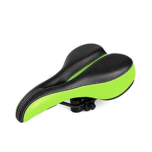 Sièges VTT : TASGK Selle de vélo Coussin Creux et Ergonomique Remplacement de Selle de Vélo Confortable Hommes Femmes Siège de Vélo pour Vélo de Route / Bicyclette / VTT, Vert